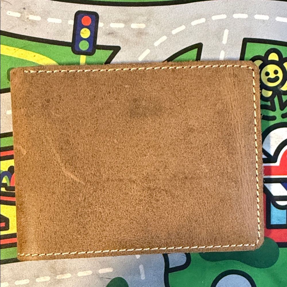 Brown Leather Wallet (never used)